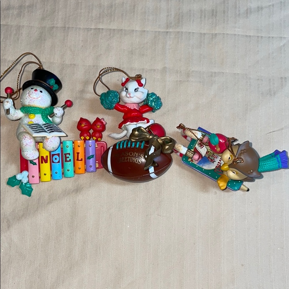 lustre Fame Christmas Ornaments Lot #5